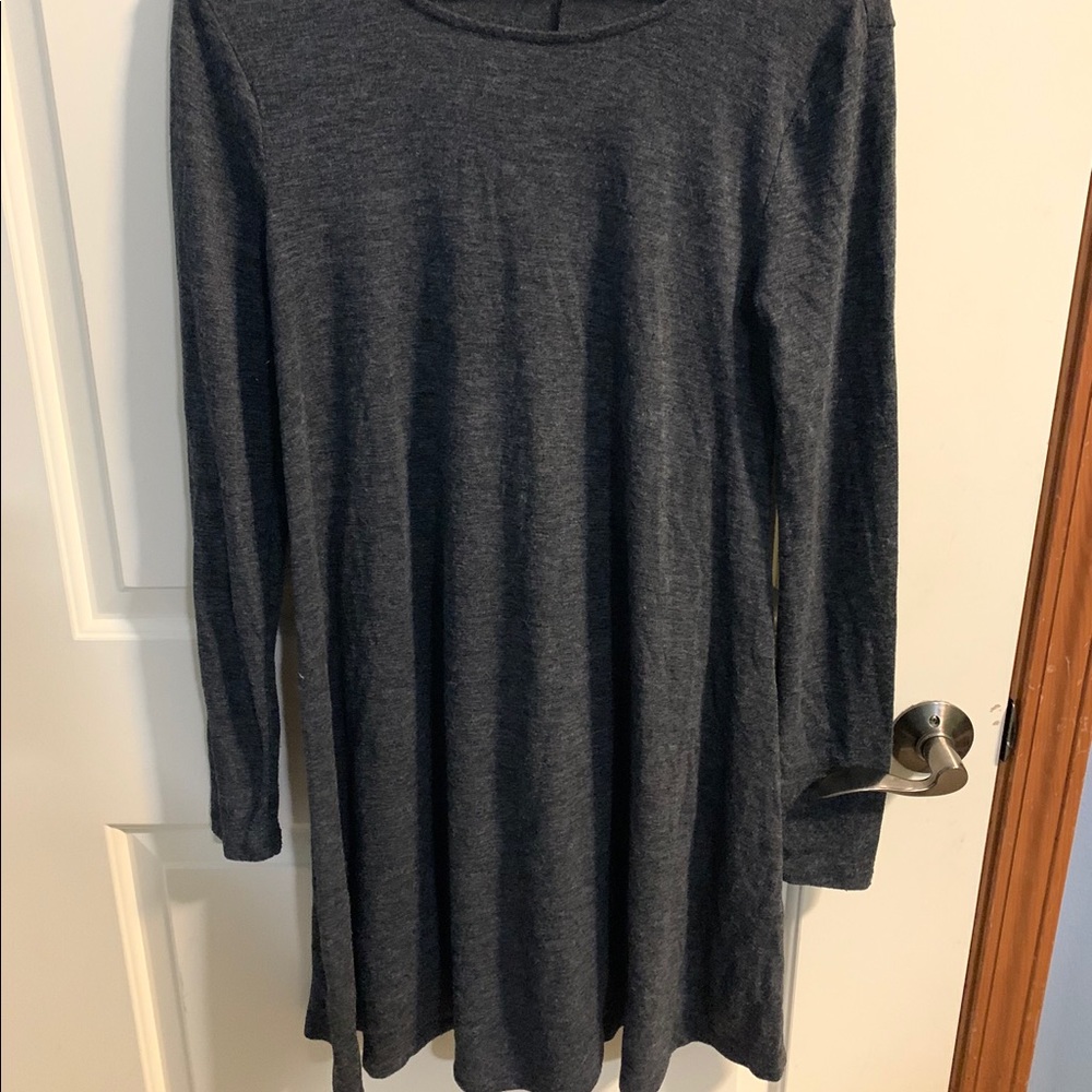 Grey Shirt Dress